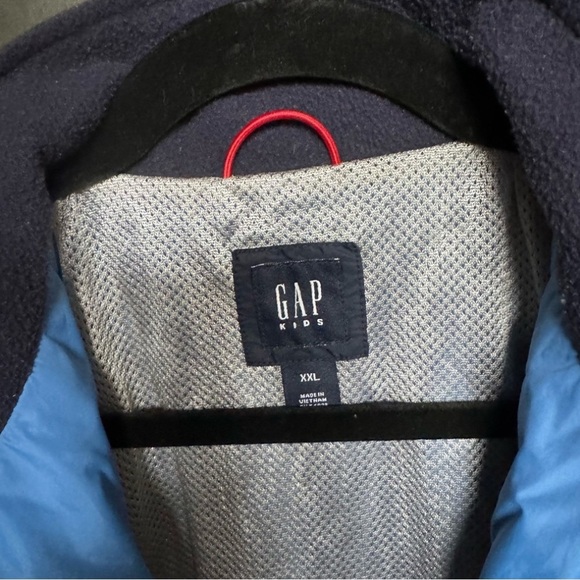 GAP Kids Blue Colorblock Windbreaker Jacket | Youth XXL - Picture 4 of 4